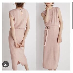 Green Knit Midi Dress by Callahan sold at Anthropologie- EUC!